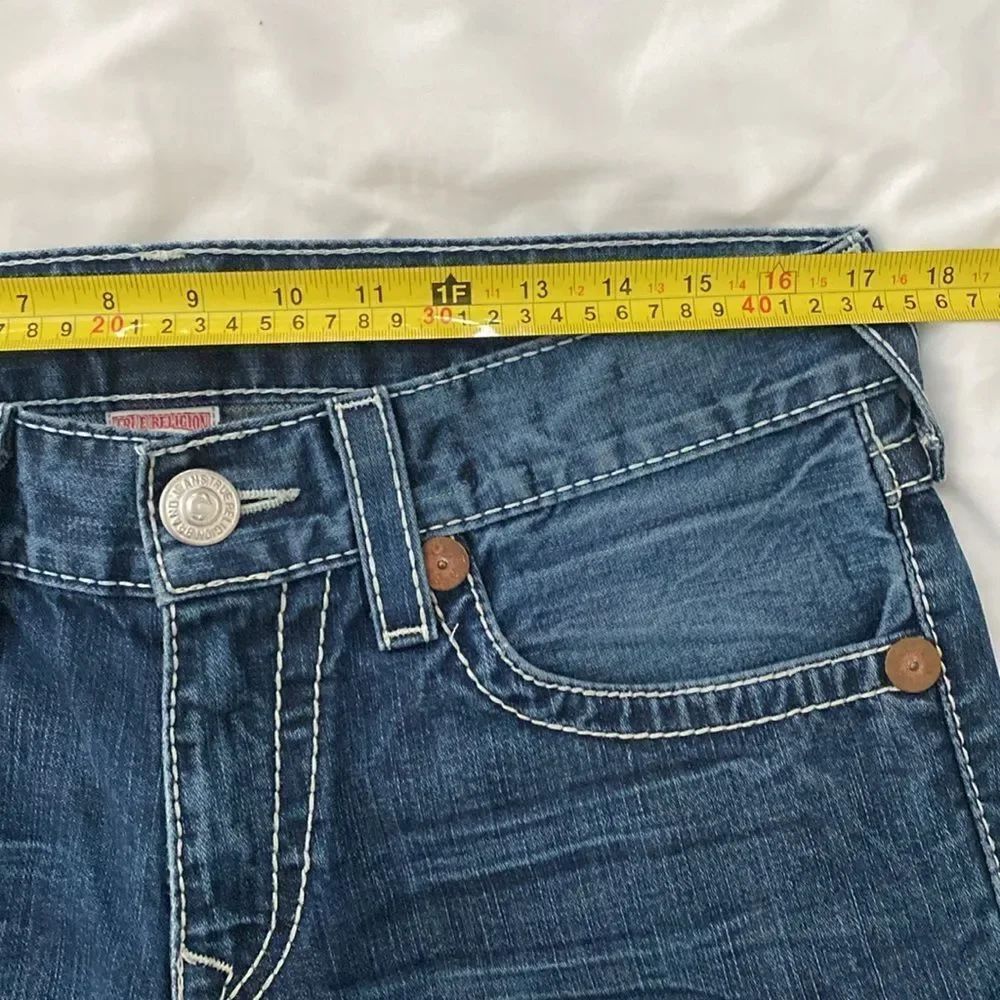 TRUE RELIGION Men’s Rainbow Ricky Jeans Size 32 x 30 . Made in USA